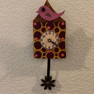 Hand made wall clock